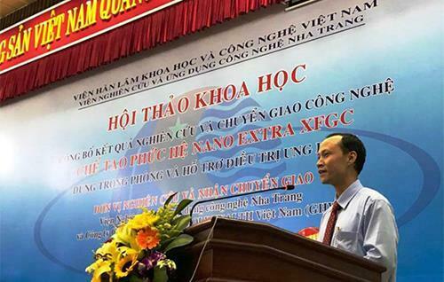 TS. Hà Quý Quỳnh - Trưởng Ban Ứng dụng và Triển khai công nghệ VAST phát biểu tại hội thảo