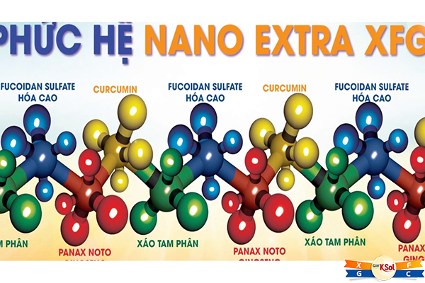 Phức hệ Nano Extra XFG là một trong những thành phần trong sản phẩm GHV KSOL