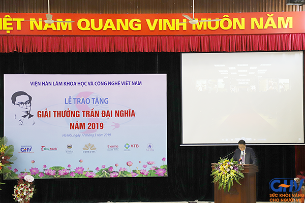 Lễ Trao tặng Giải thưởng Trần Đại Nghĩa 17/05/2109