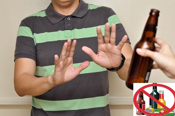 Không su dụng các loại ruou bia
