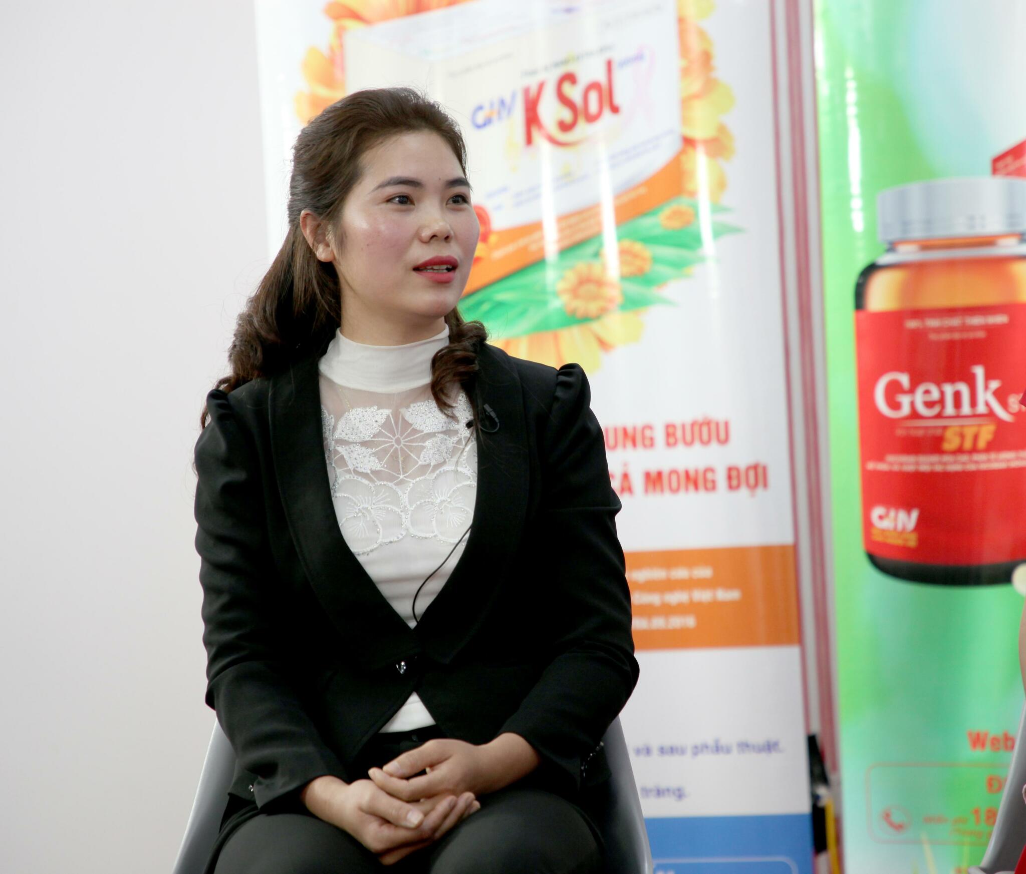 Chị Hoài chia sẻ trong buổi tọa đàm
