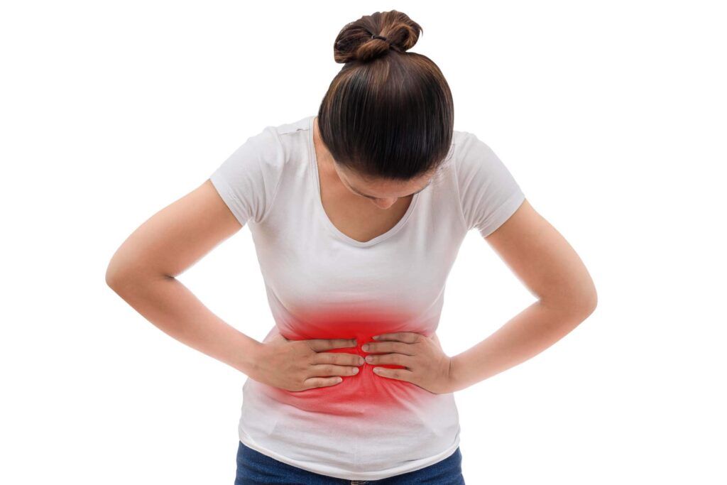 Đau bụng, đầy hơi chướng bụng là một trong những triệu chứng ung thư đường ruột